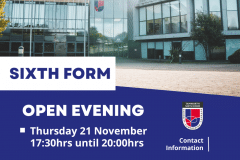 Sixth Form Open Evening Facebook - 1